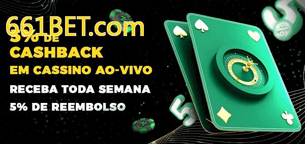 Promoções do cassino ao Vivo 661BET.com